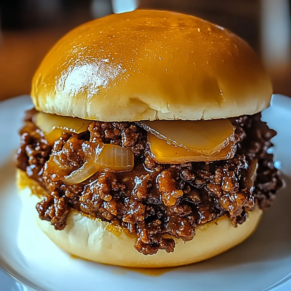 French Onion Beef Sloppy Joes