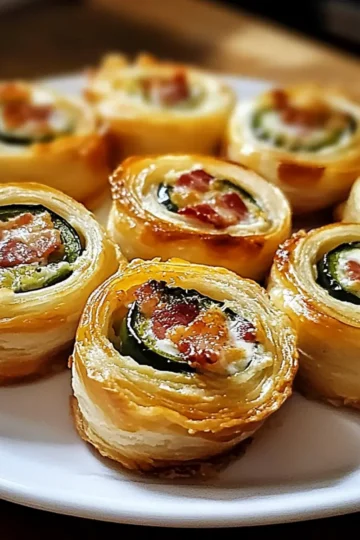Jalapeño Popper Bacon Pinwheels