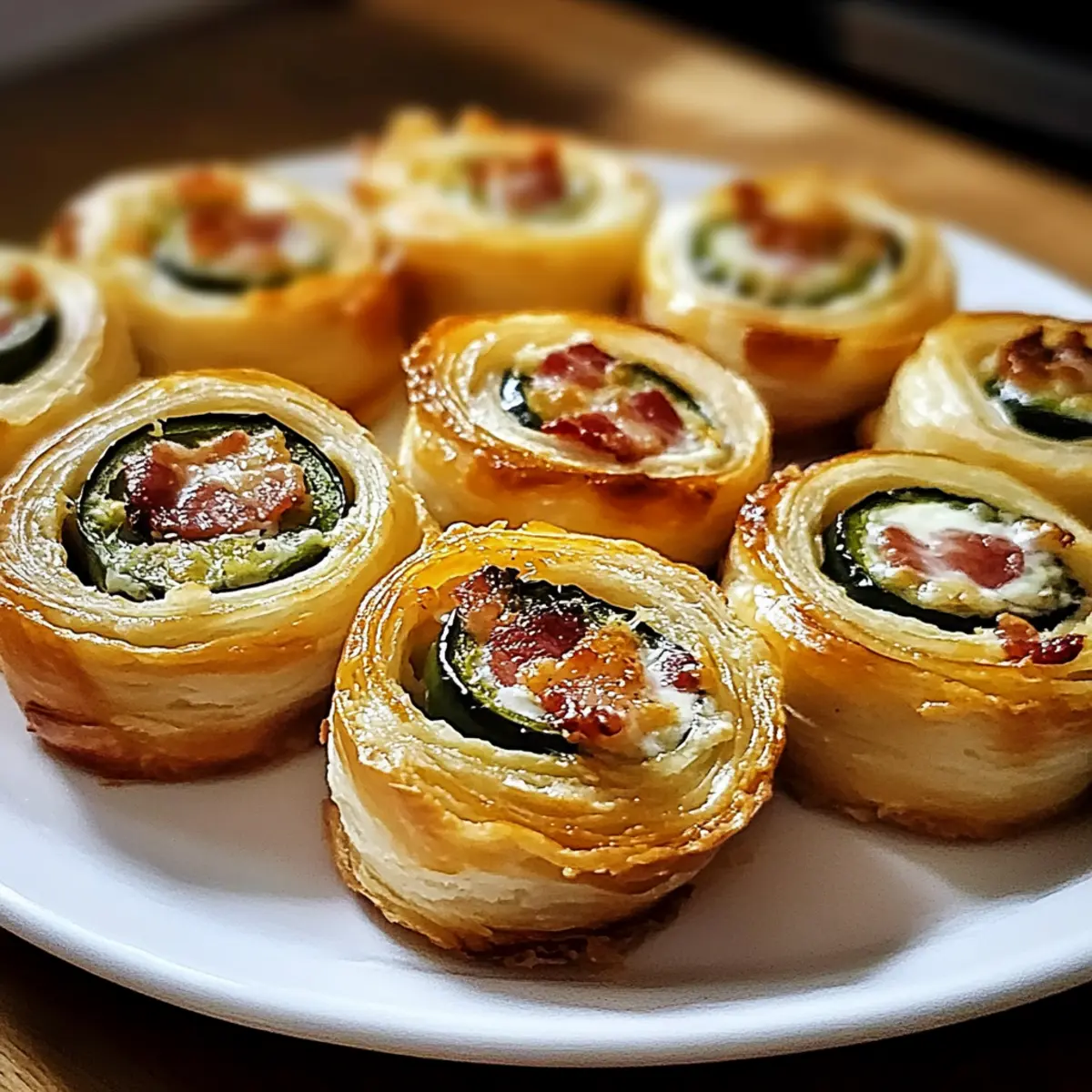 Jalapeño Popper Bacon Pinwheels