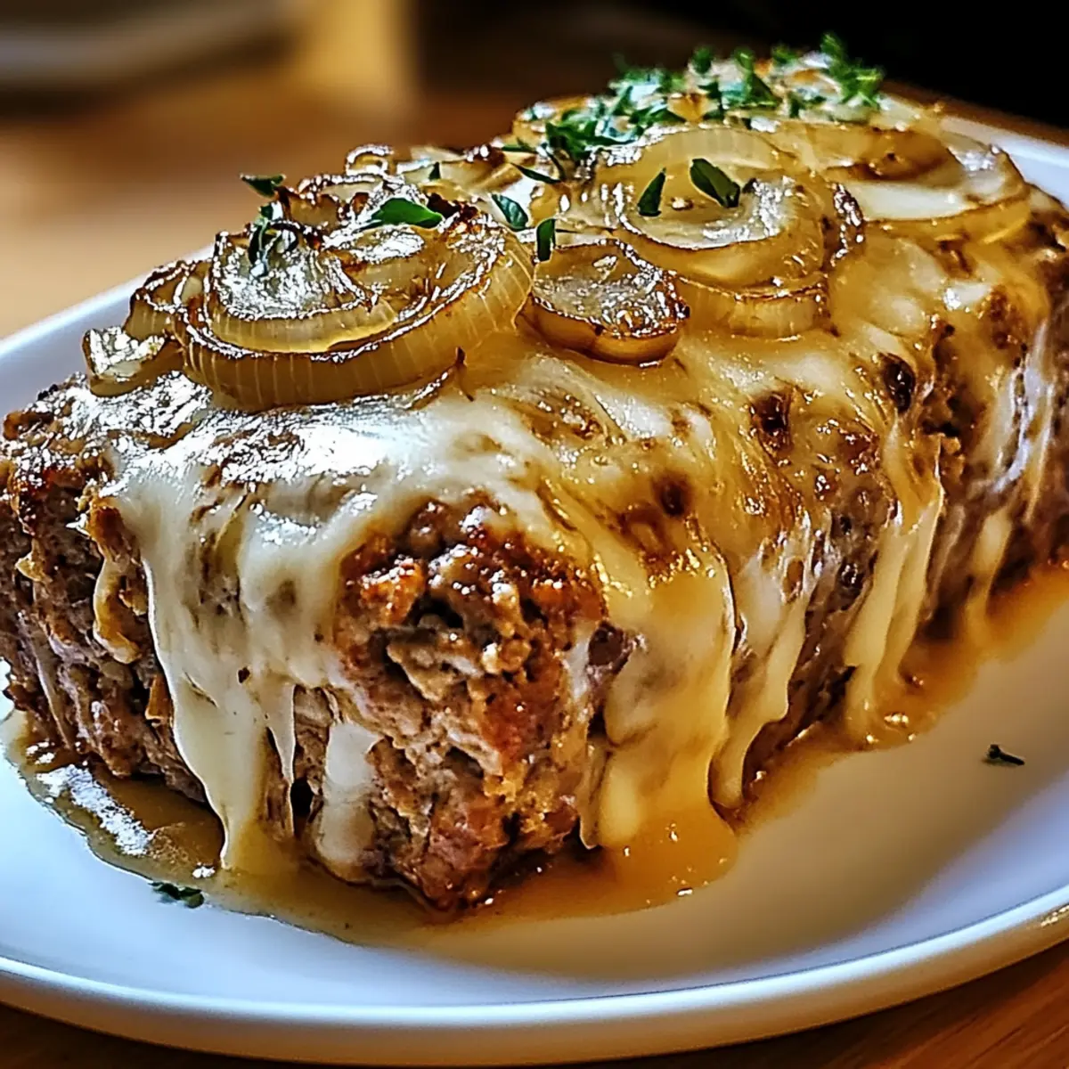 French Onion Meatloaf