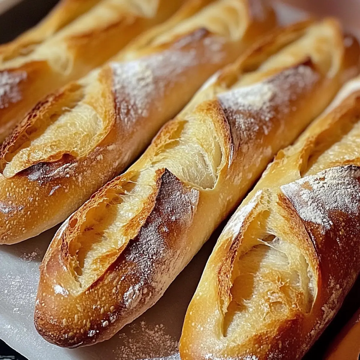 Crusty Mini Baguettes
