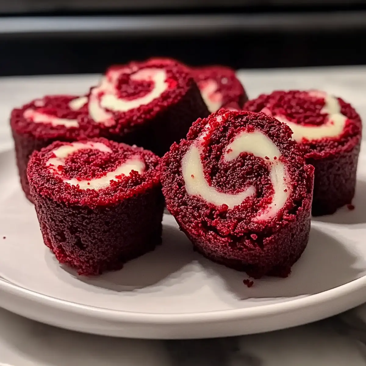Homemade Red Velvet Brownie Bites