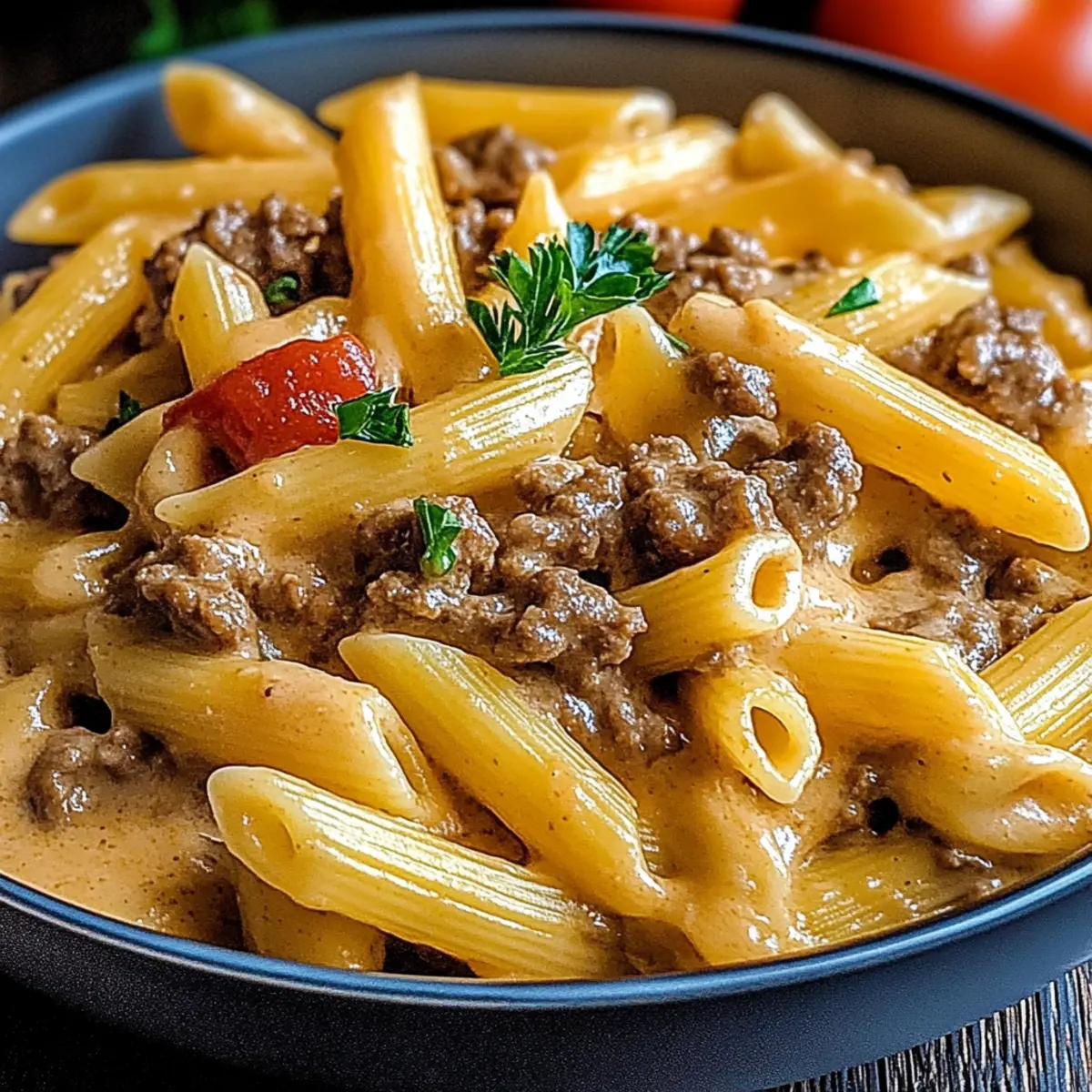 Creamy Beef Pasta