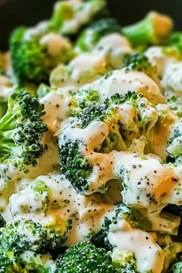 Creamy Garlic Parmesan Broccoli