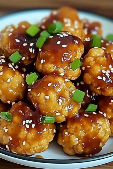Sticky Sesame Cauliflower