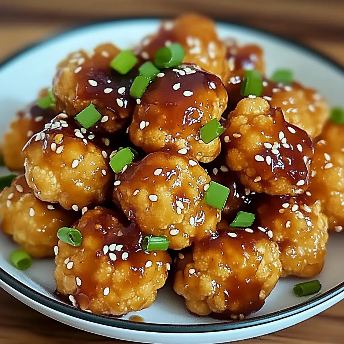 Sticky Sesame Cauliflower