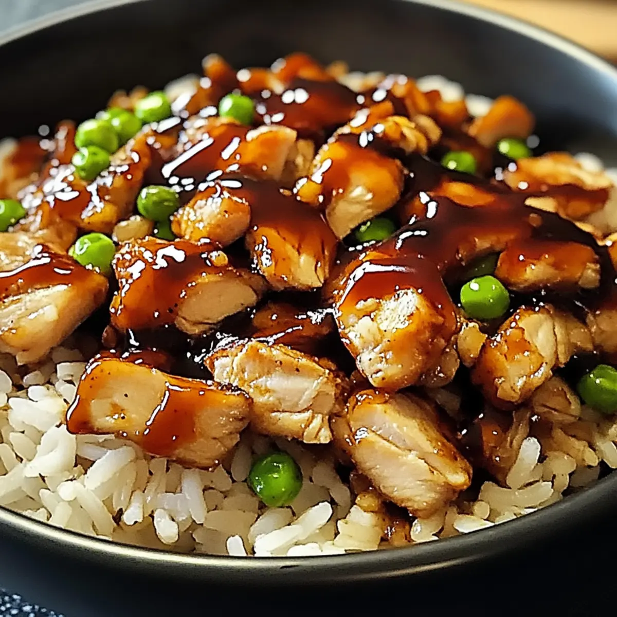 Honey BBQ Chicken Rice