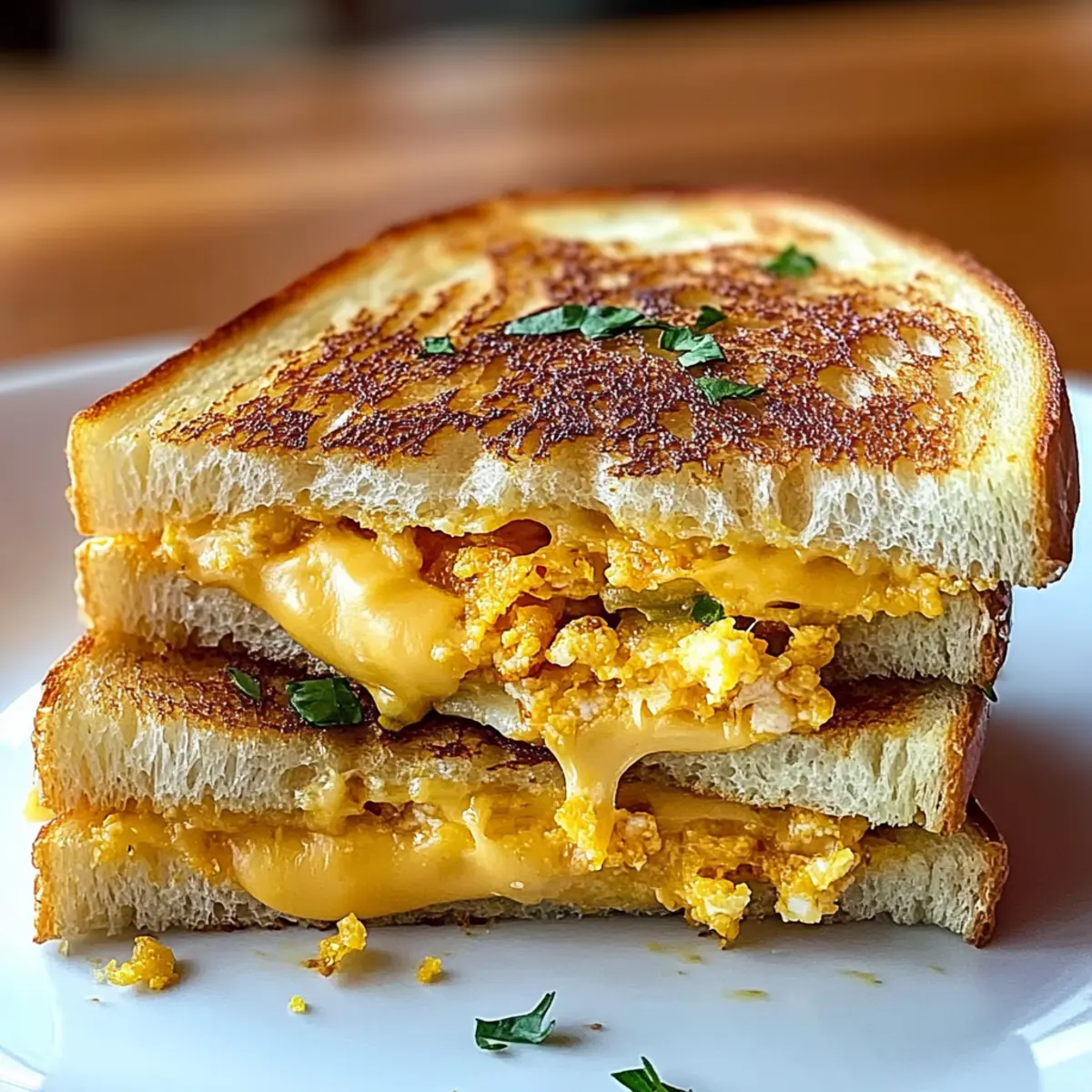 Breakfast Grilled Cheese