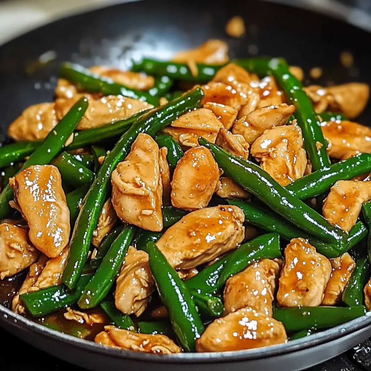 Chicken and Green Bean Stir Fry
