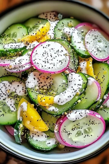 Everything Bagel Cucumber Salad